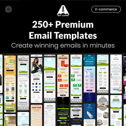 250+ Premium Email Templates