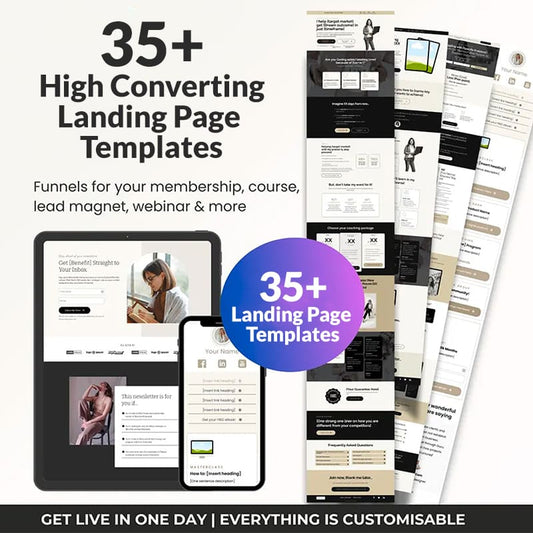 35+ High Converting Landing Page Templates