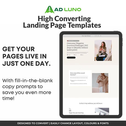 35+ High Converting Landing Page Templates
