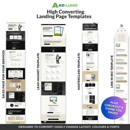 35+ High Converting Landing Page Templates