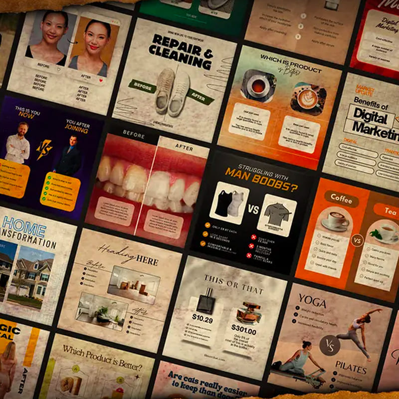 850+ Proven Meta Ad Templates