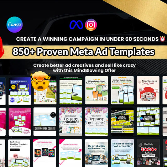 850+ Proven Meta Ad Templates