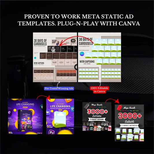 850+ Proven Meta Ad Templates