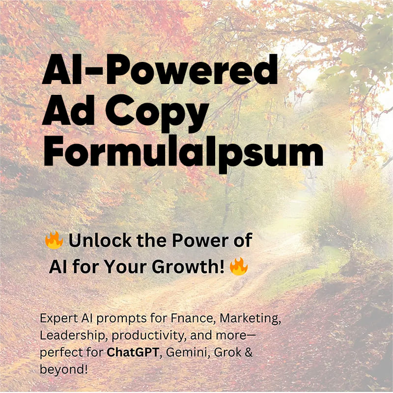 AI-Powered Ad Copy Formula
