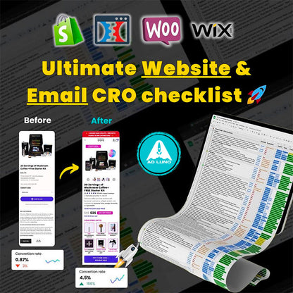 E-Commerce CRO Checklist